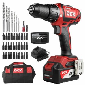 Merkmale des DCK Tools KDJZ05-13 Akku-Bohrschrauber 20V 13mm 60Nm - 1x4.0Ah