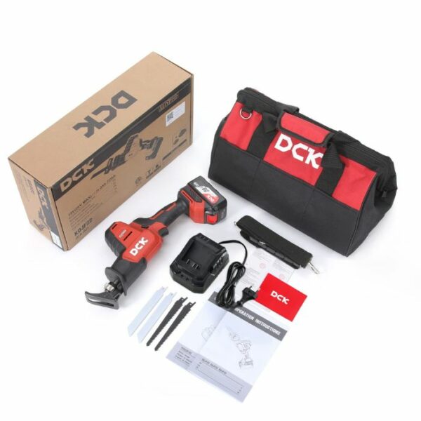 DCK Tools KDJF22 Akku-Säbelsäge 20V 22mm 3000 SPM - 1x4.0Ah 8