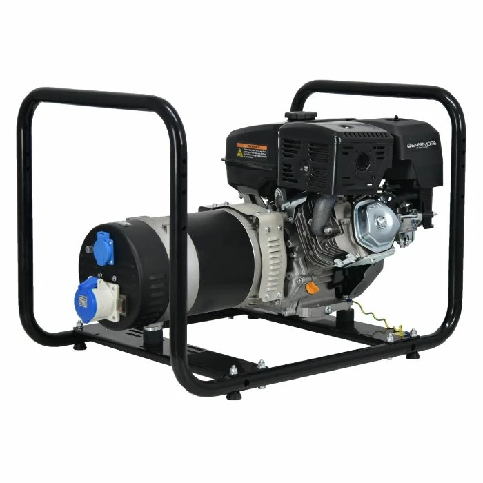 Genermore Generator 5.0kVA Aggregat auf Benzin – GP5000 mit AVR – 1x230V