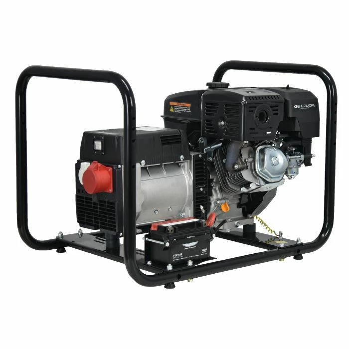 Genermore Generator 8.0kVA Aggregat auf Benzin - GP8000ET400 mit AVR - 3x400V