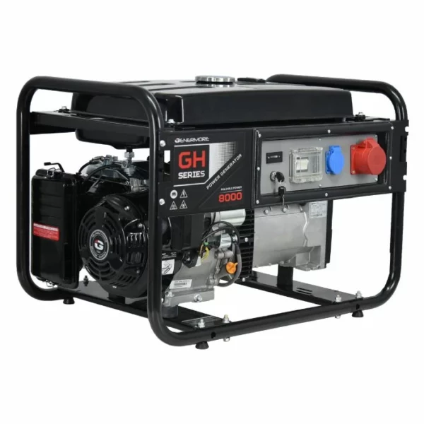 Genermore Generator 8.0kVA Aggregat auf Benzin - GH8000LT400 mit AVR - 3x400V