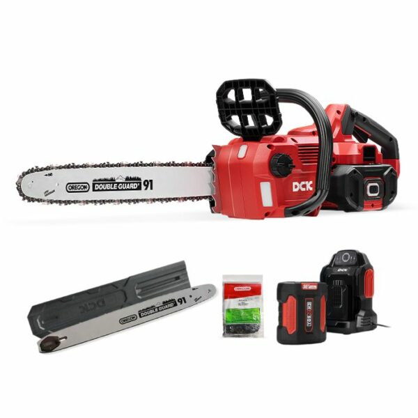 DCK Tools Akku Kettensäge 58V 45cm SET